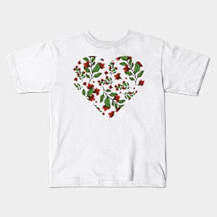 Flowers Sweet Pattern Art Colorful Paisley Kids T-Shirt